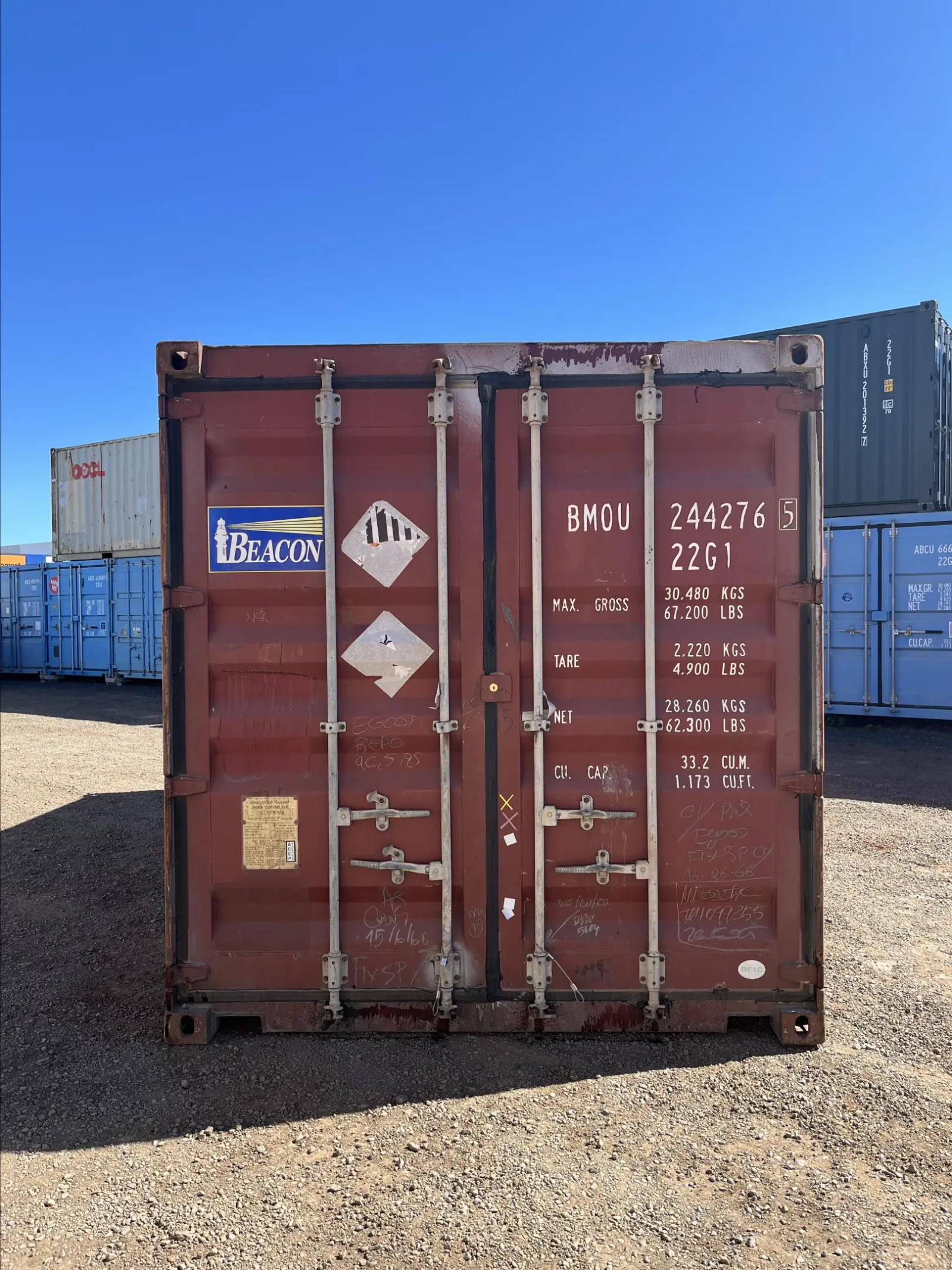 20ft Shipping Container, As-Is Condition