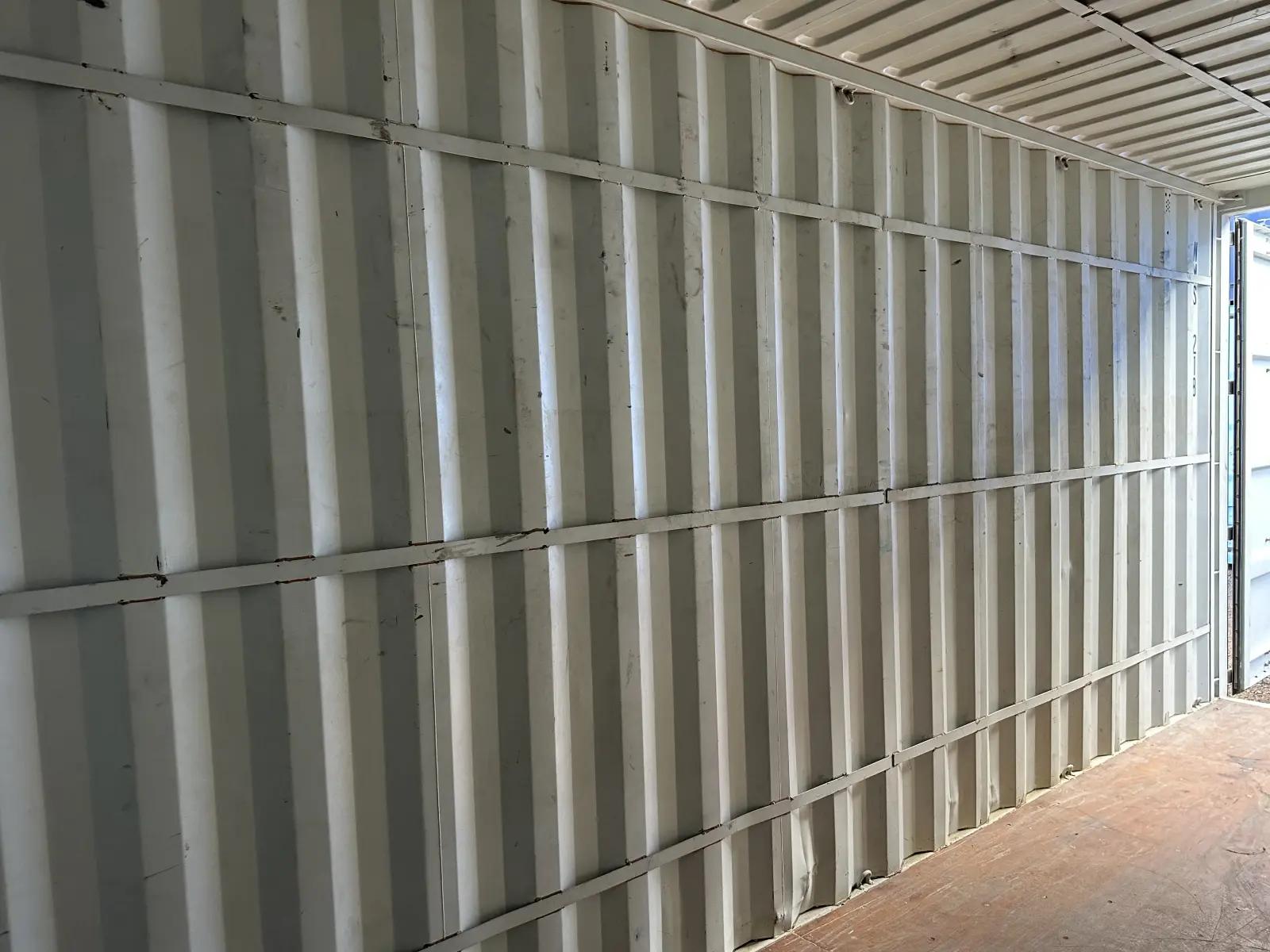20ft High Cube Shipping Container w' Tie Rails