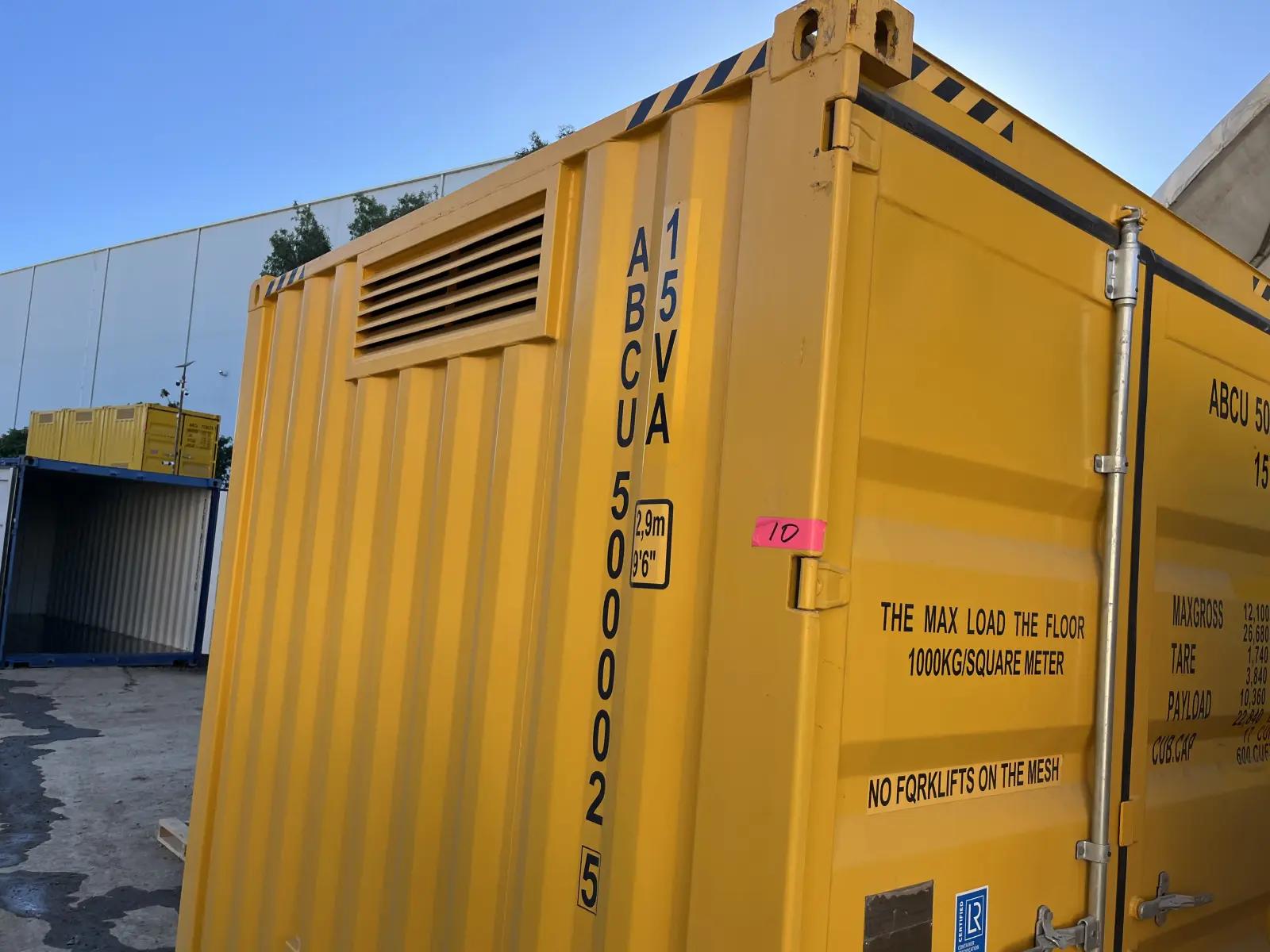 10ft Dangerous Goods High Cube Shipping Container