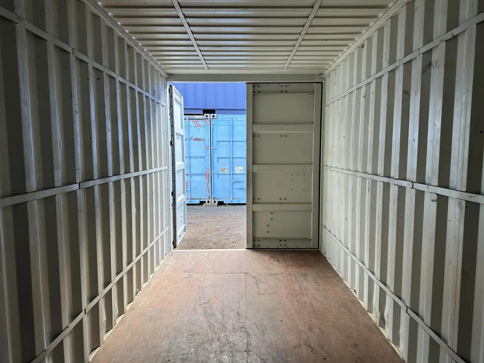 20ft High Cube Shipping Container w' Tie Rails