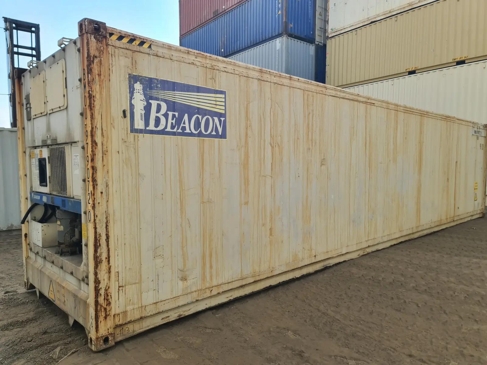 40ft Refrigerated High Cube Shipping Container, Non-Operational