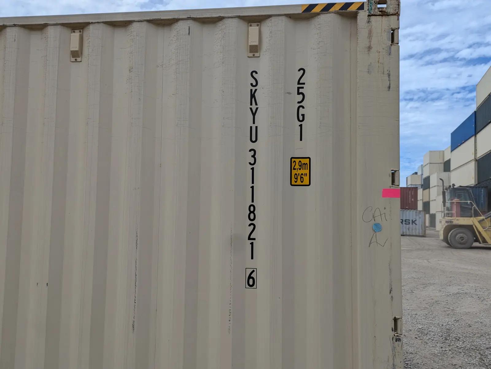 20ft High Cube Shipping Container