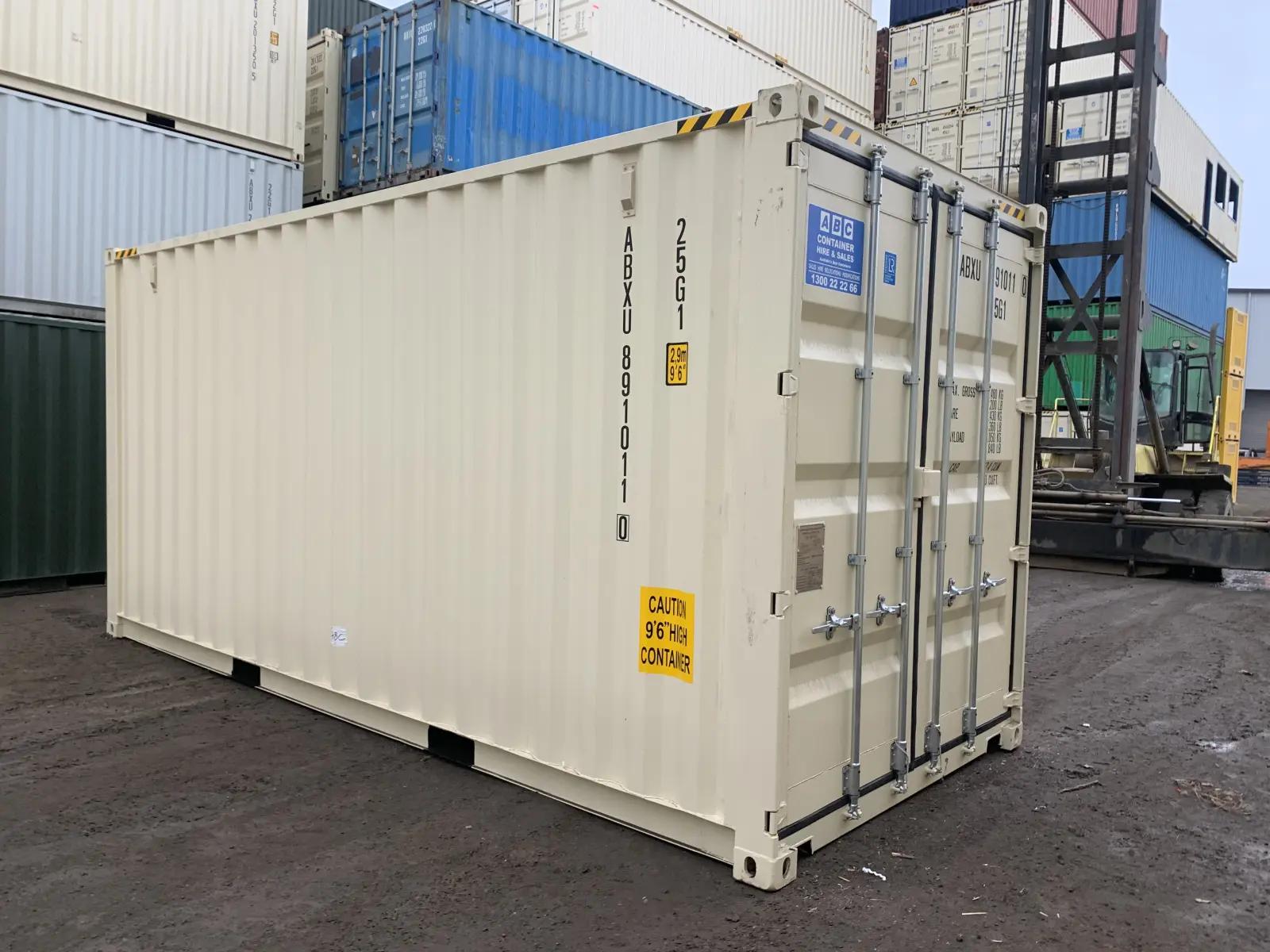 20ft High Cube Shipping Container w' Steel Floor