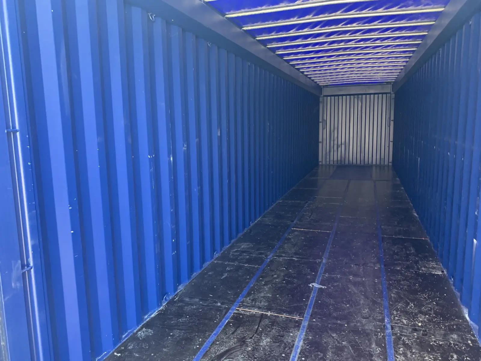 40ft High Cube Open Top Container w' Tarp And Bows