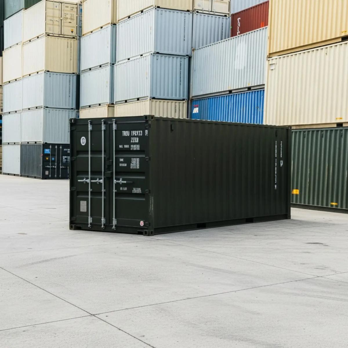 20ft Shipping Container w' Steel Floor