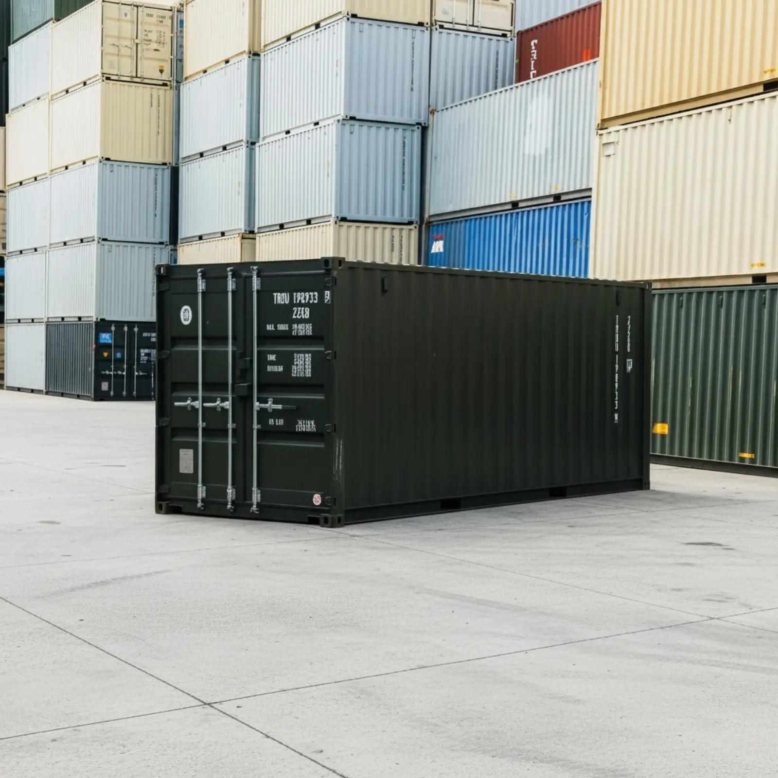 20ft Shipping Container w' Steel Floor