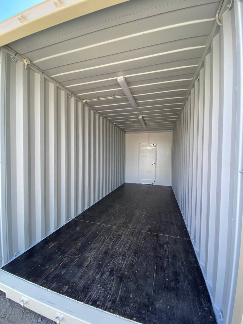 The 40ft half site office, half storage container