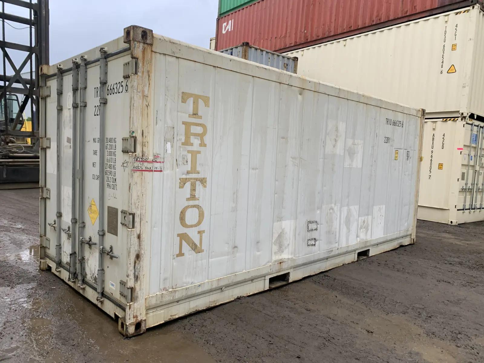 Used 20ft Refrigerated Shipping Container, Non-Operational