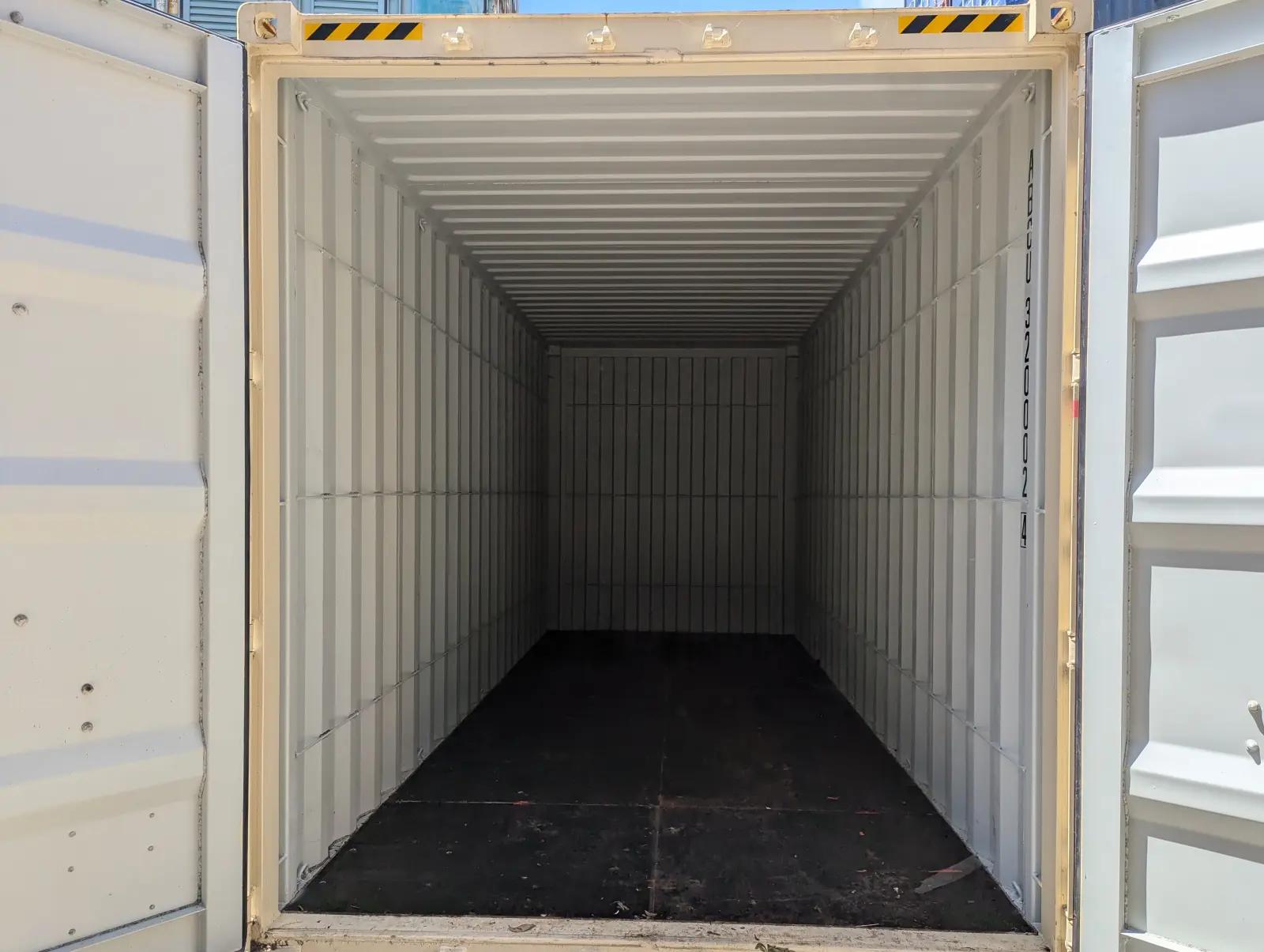 20ft High Cube Shipping Container w' Tie Rails