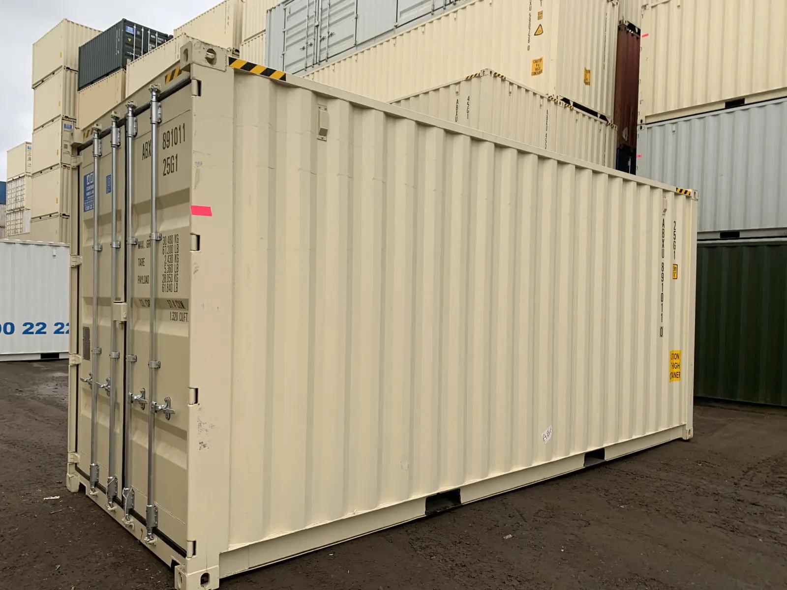 20ft High Cube Shipping Container w' Steel Floor