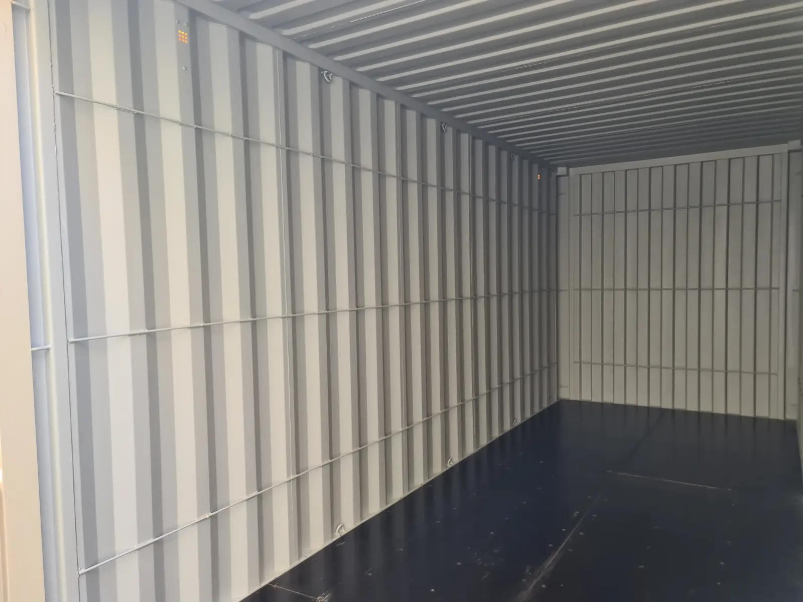 20ft High Cube Shipping Container w' Tie Rails