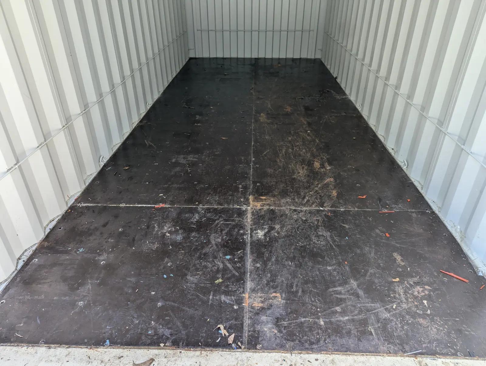 20ft High Cube Shipping Container w' Tie Rails