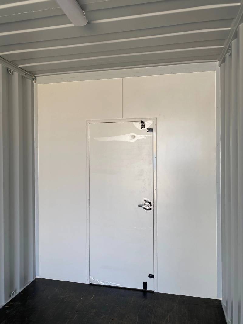 The 40ft half site office, half storage container