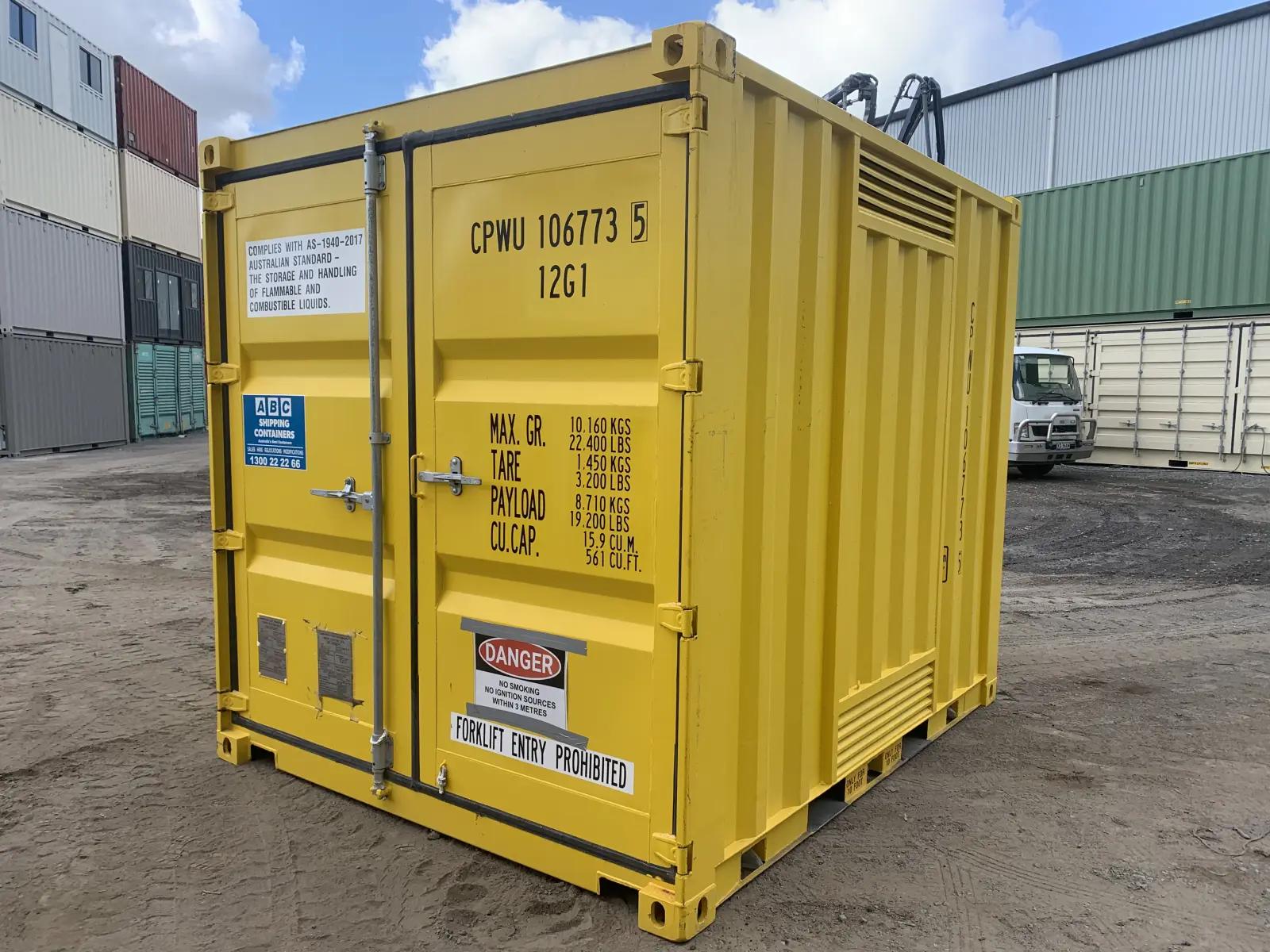 10ft Dangerous Goods Shipping Container