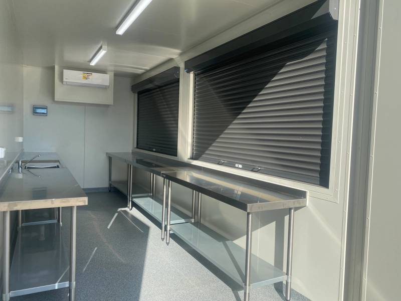 The 20ft feedlot servery fit-out