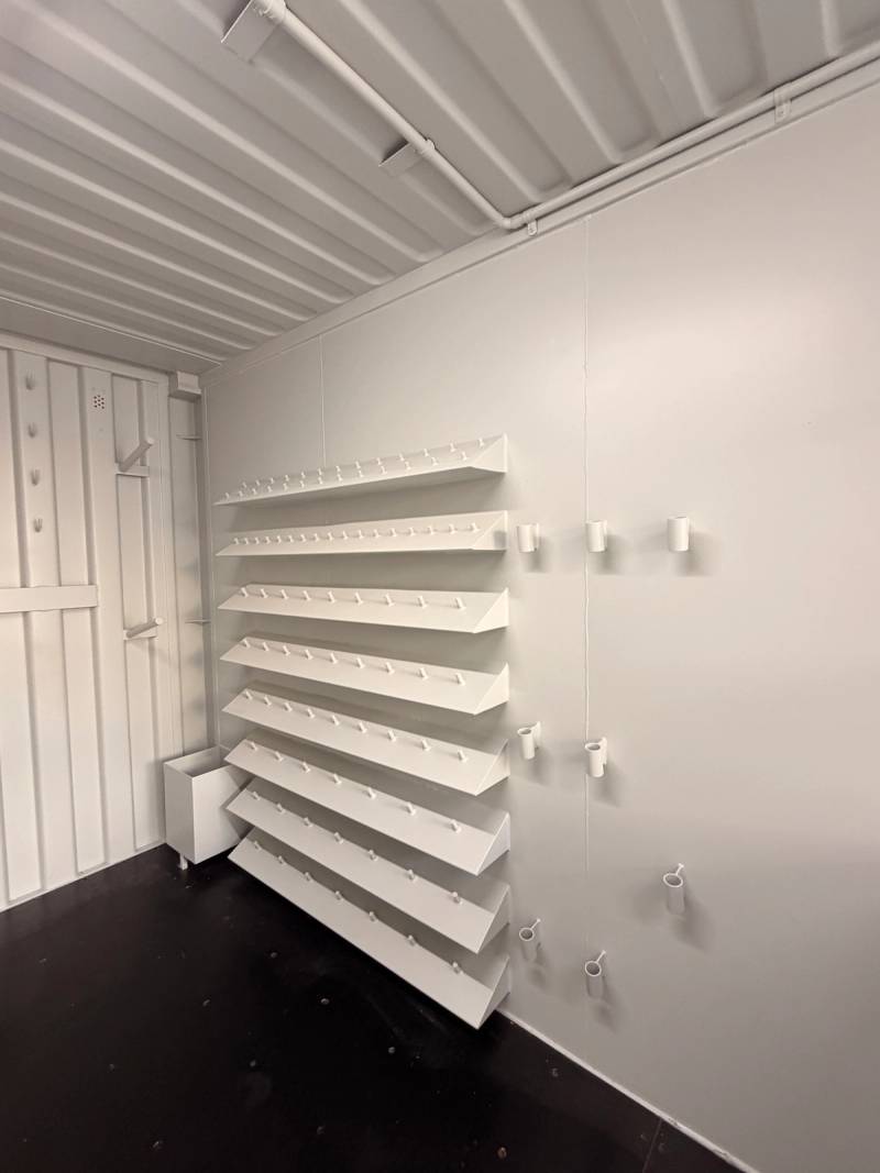 The 20ft mechanical tooling room fit-out