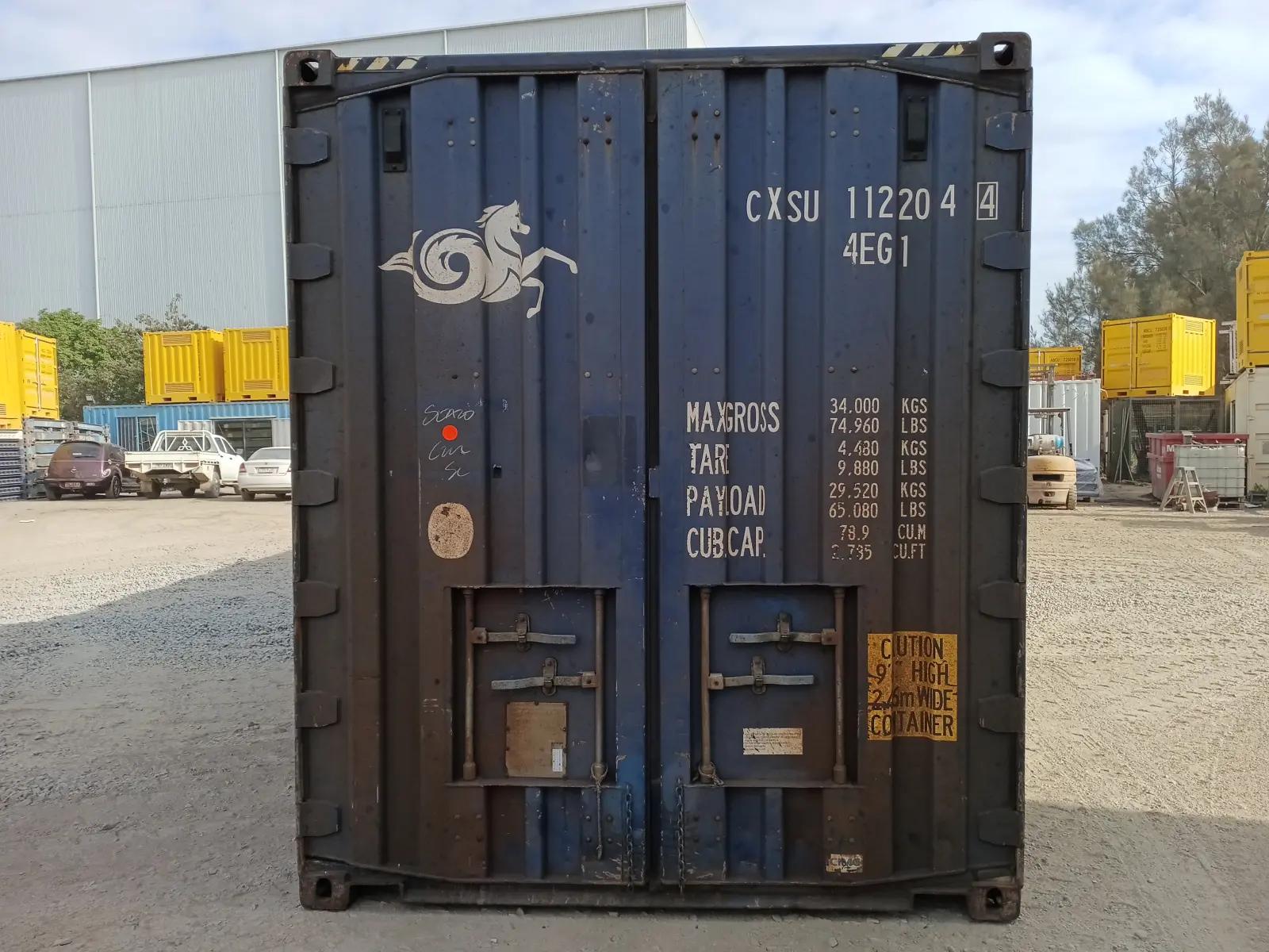 Used 40ft High Cube Pallet-Wide Shipping Container