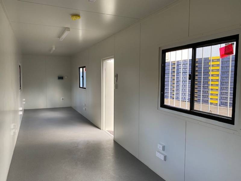 The 40ft off-grid site office