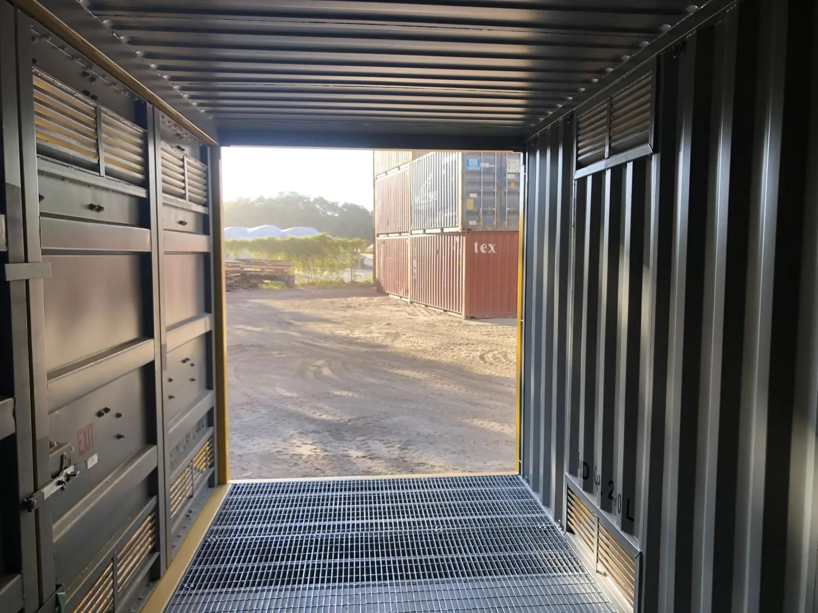 20ft Dangerous Goods Shipping Container w' Side Opening