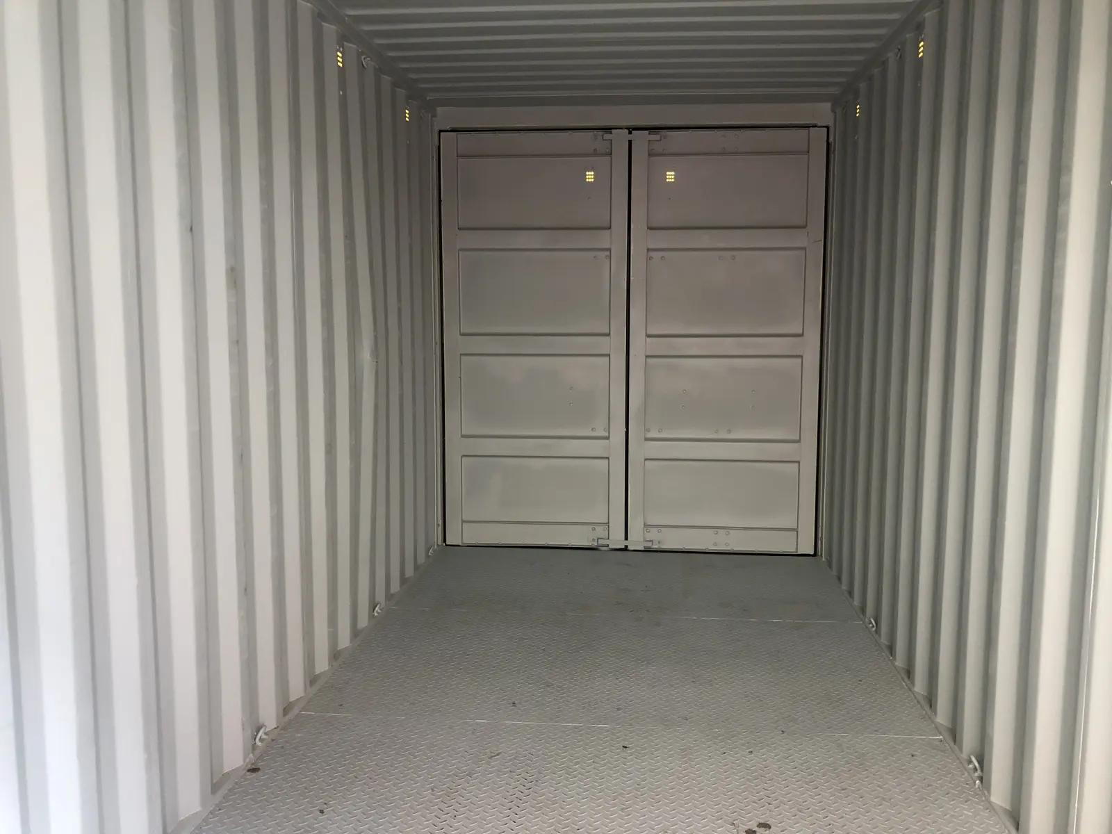 20ft High Cube Shipping Container w' Steel Floor & Doors Both Ends