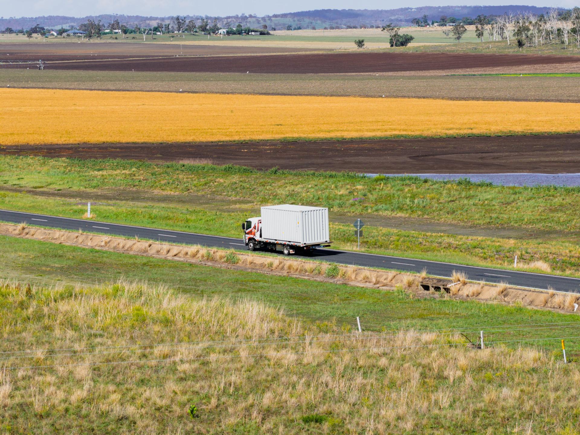 ABC Containers trucks loading at the depot