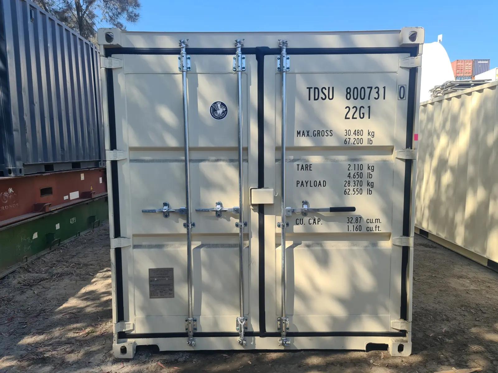 20ft Shipping Container w' Doors Both Ends