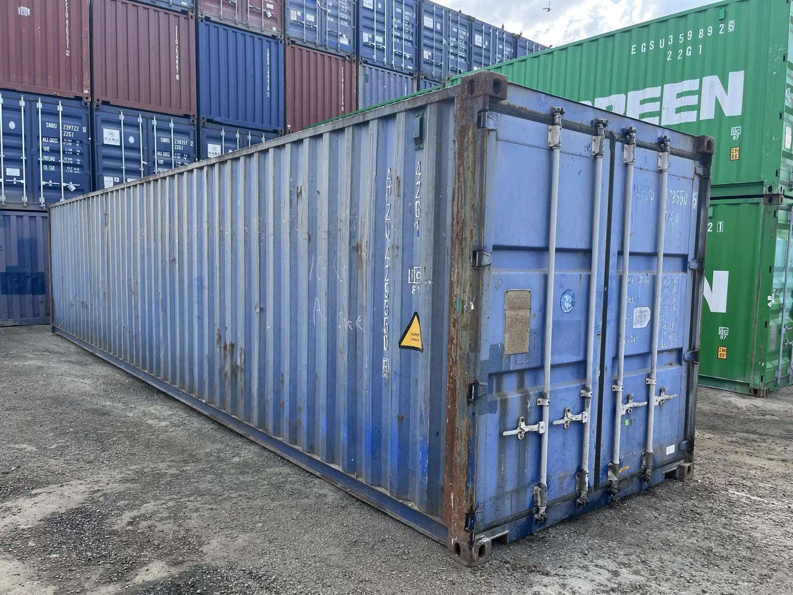 Used 40ft Standard Height Shipping Container