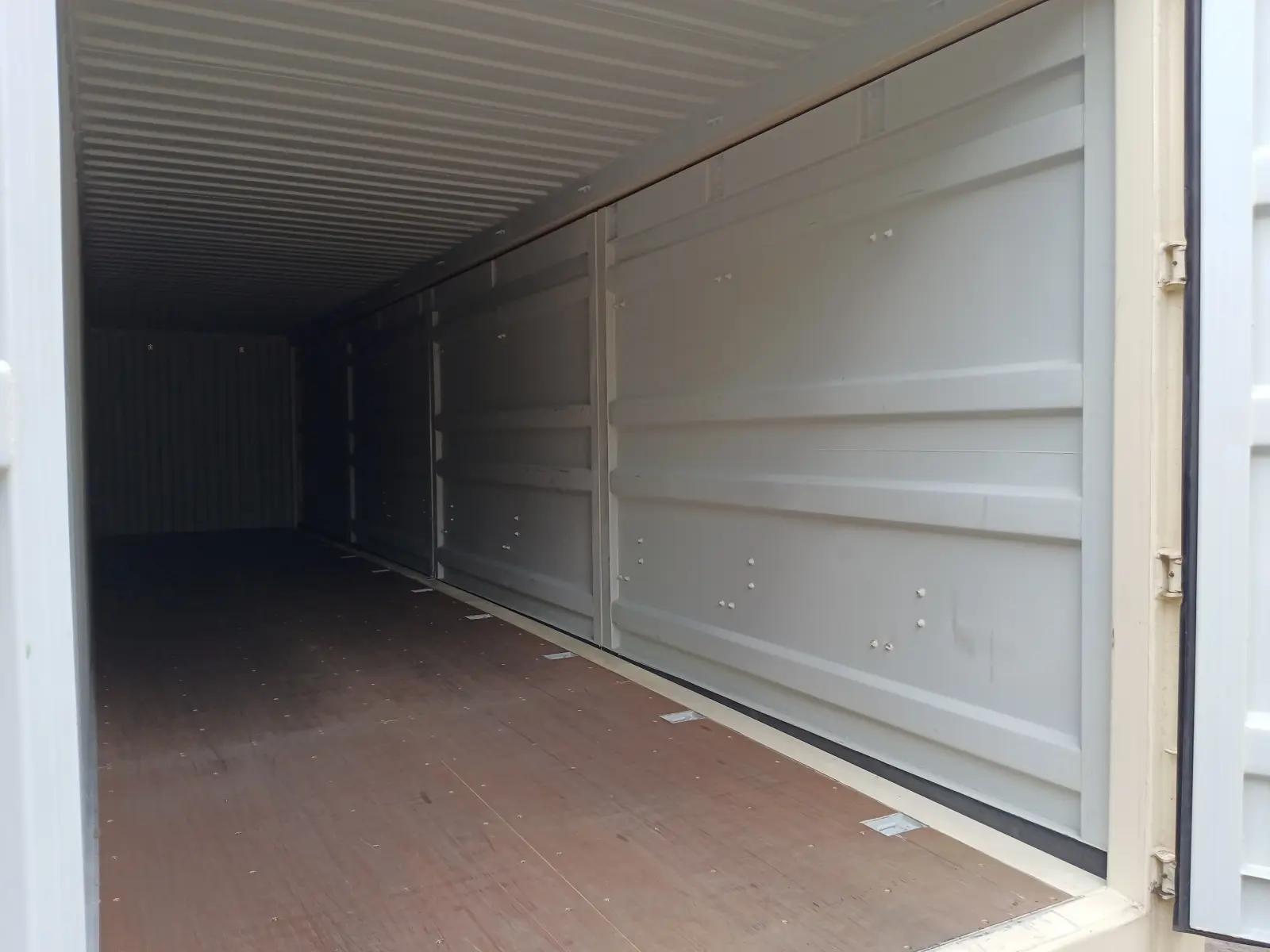 40ft High Cube Shipping Container w' Full Side Opening
