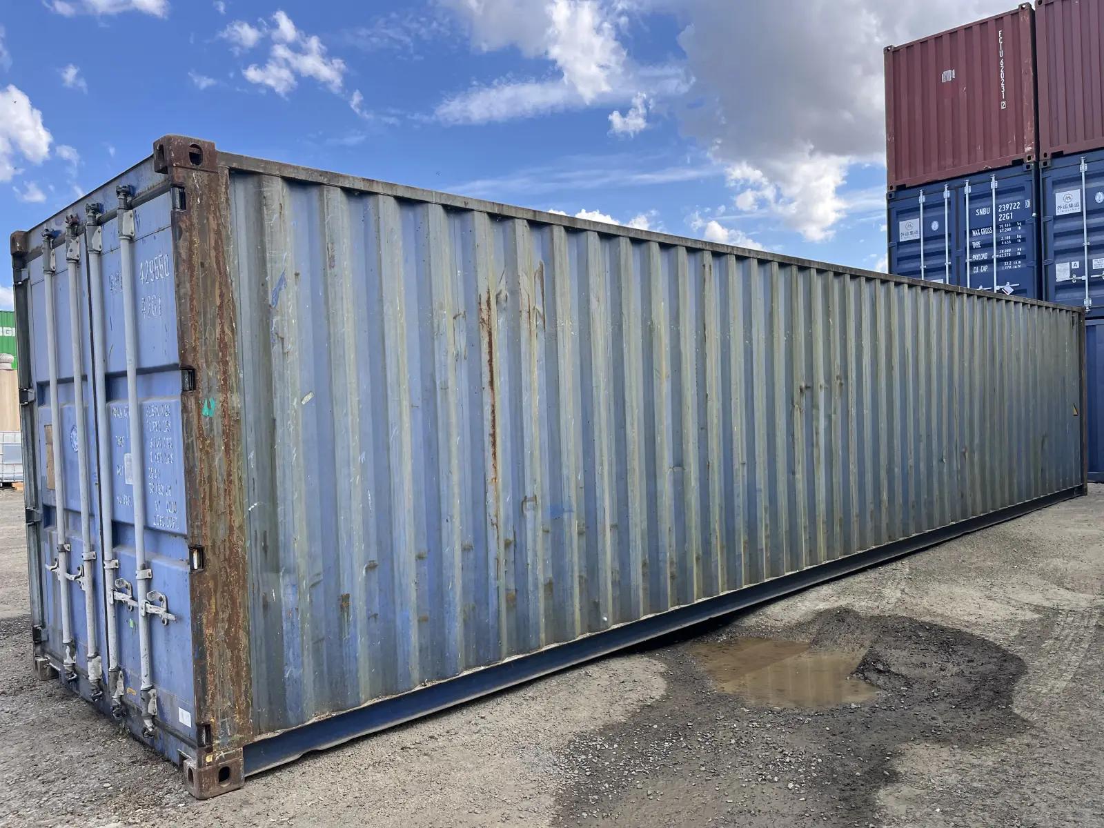 Used 40ft Standard Height Shipping Container