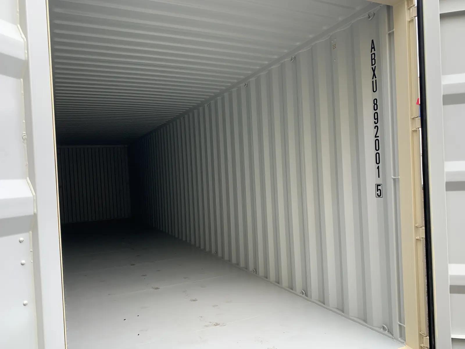 40ft High Cube Shipping Container w' Steel Floor