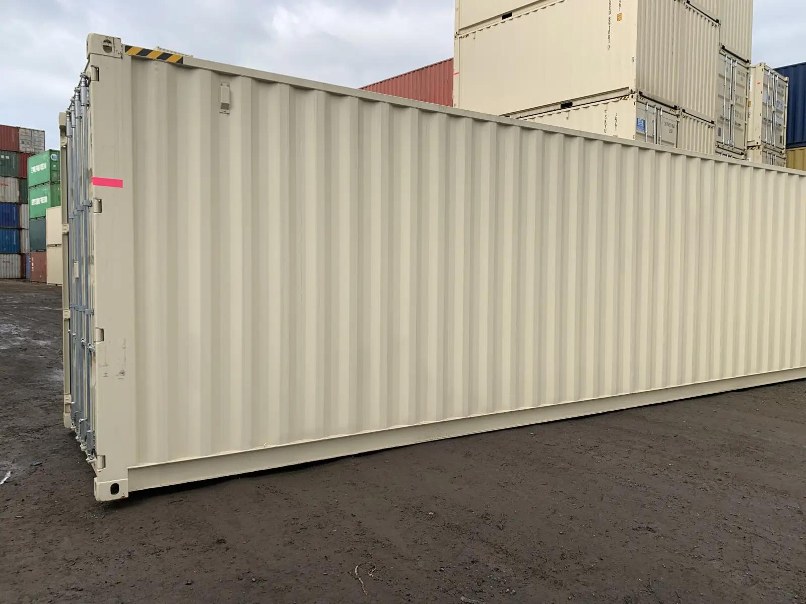 40ft High Cube Shipping Container w' Steel Floor