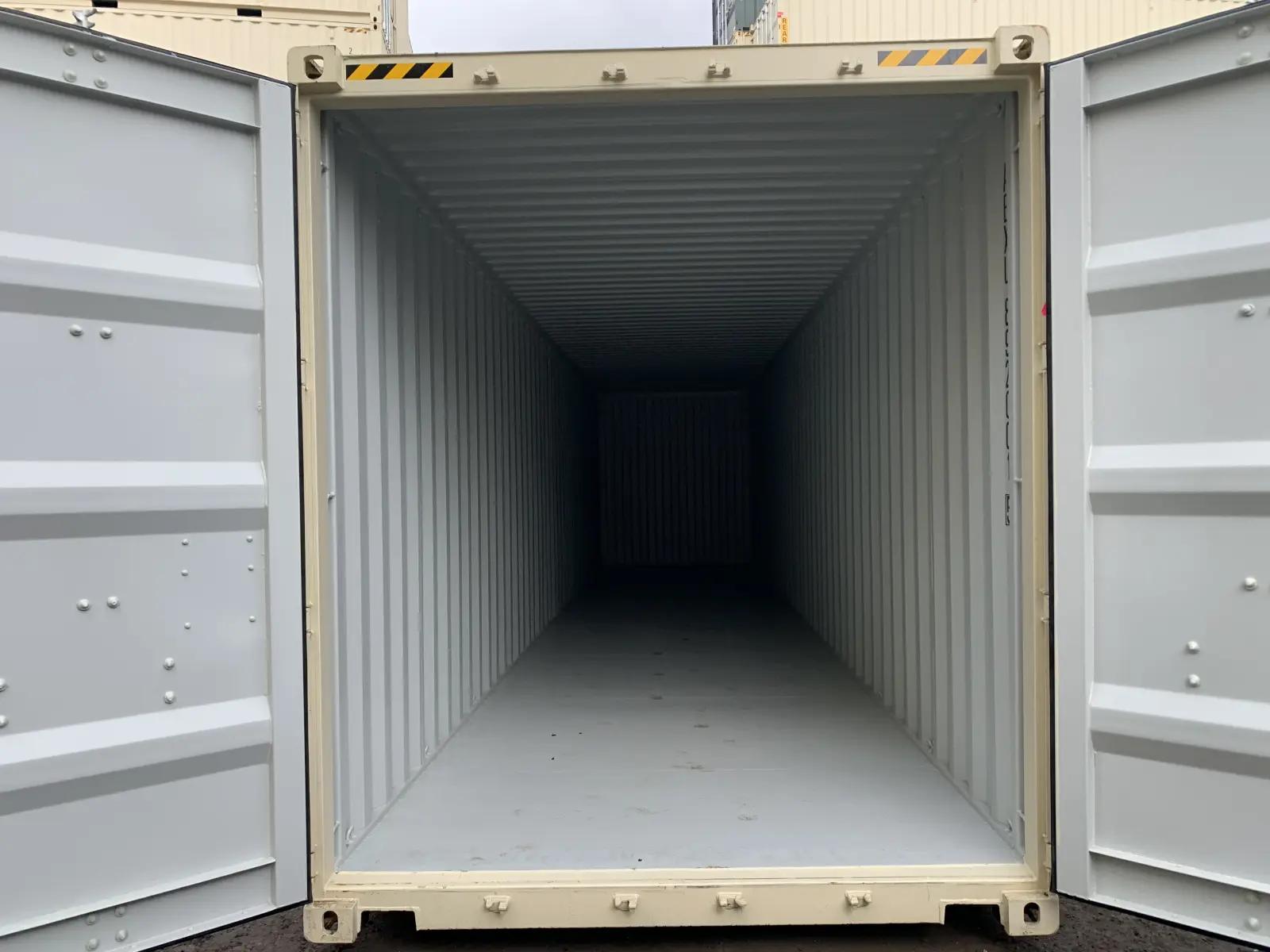 40ft High Cube Shipping Container w' Steel Floor