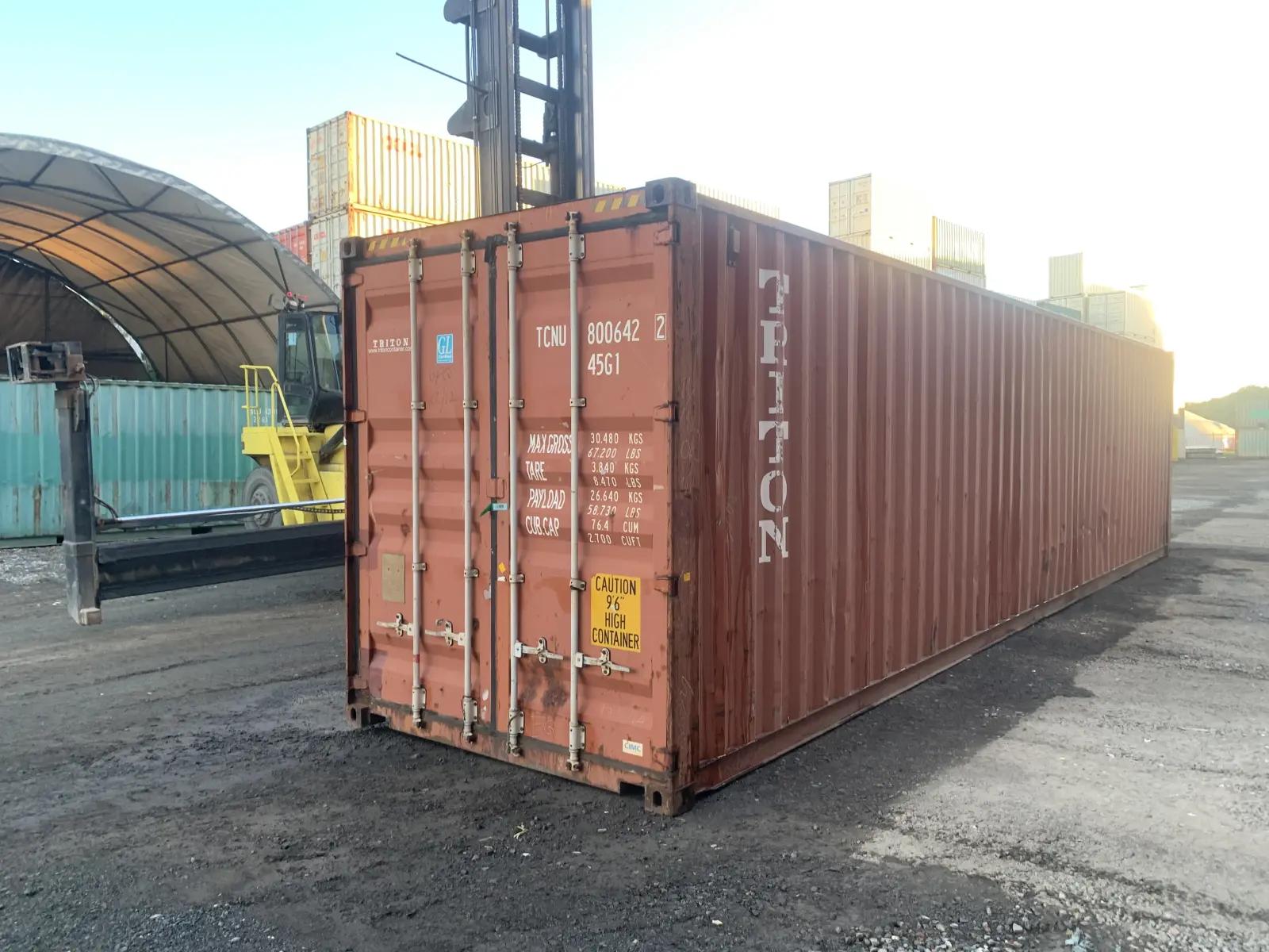 40ft High Cube Shipping Container