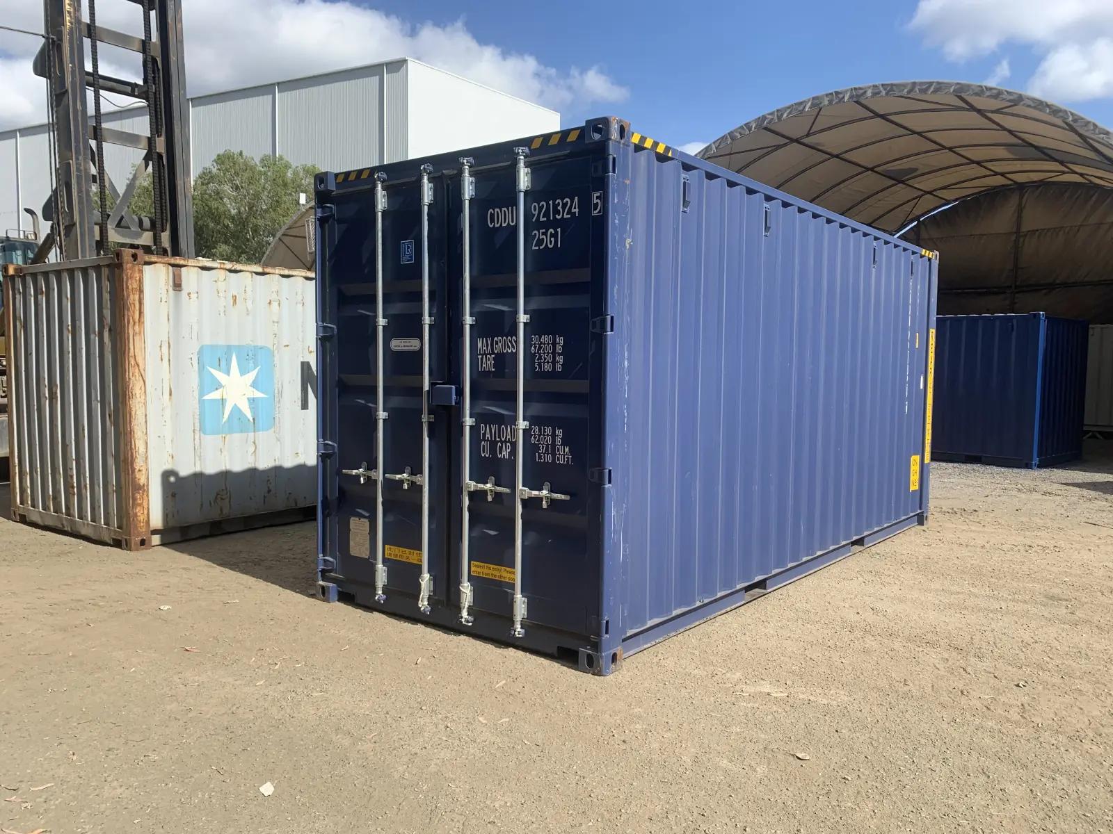 20ft High Cube Shipping Container w' Doors Both Ends