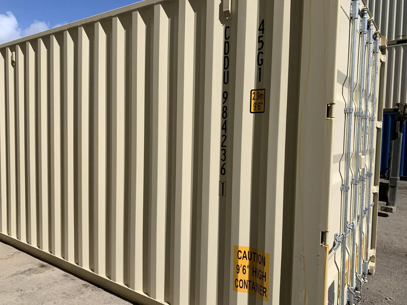 40ft High Cube Shipping Container w' Doors Both Ends