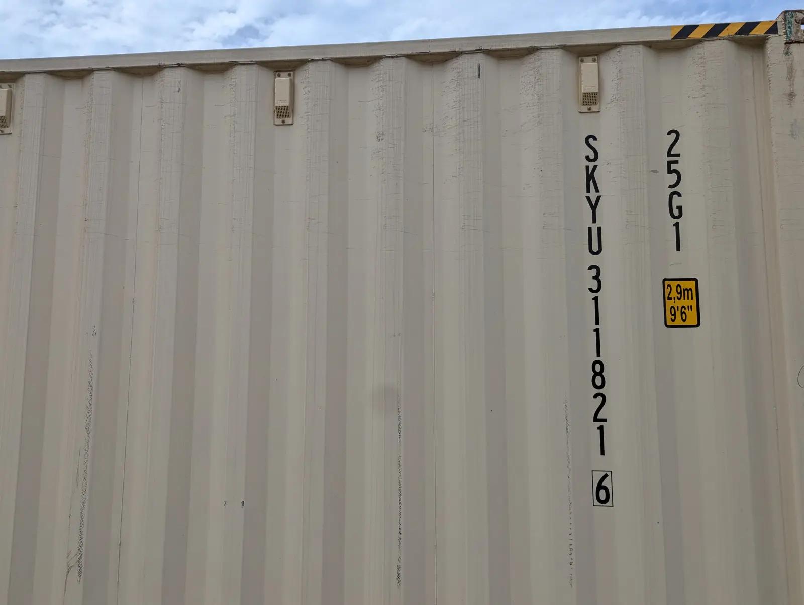 20ft High Cube Shipping Container