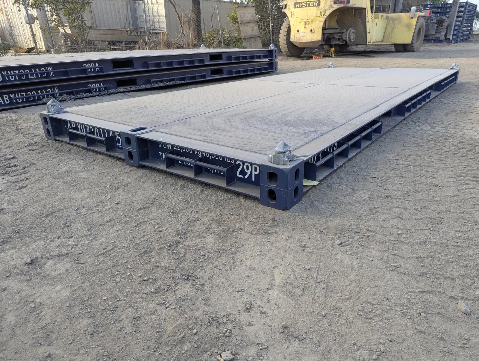20ft Platform w' 3 cnr casts