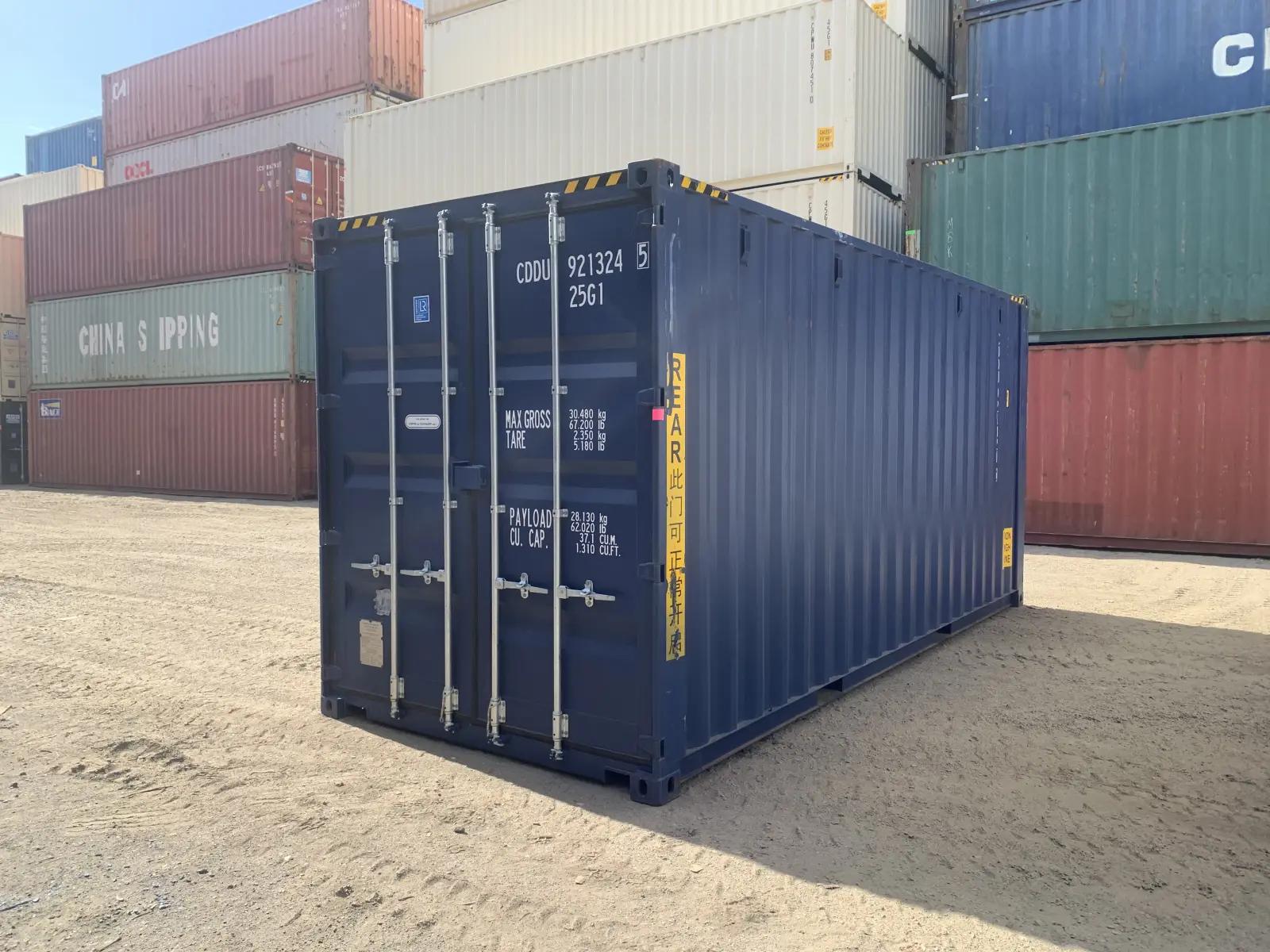 20ft High Cube Shipping Container w' Doors Both Ends