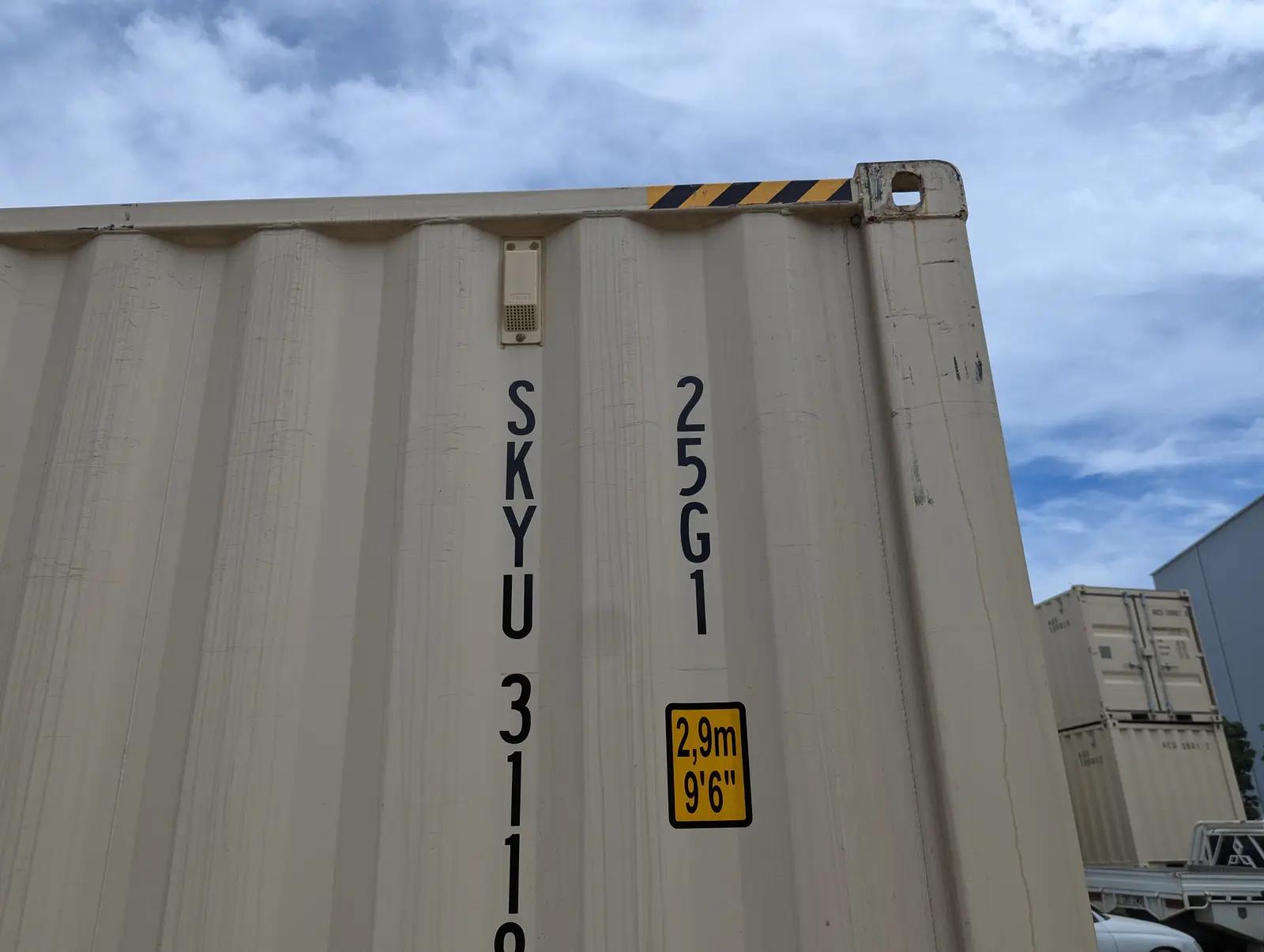 20ft High Cube Shipping Container