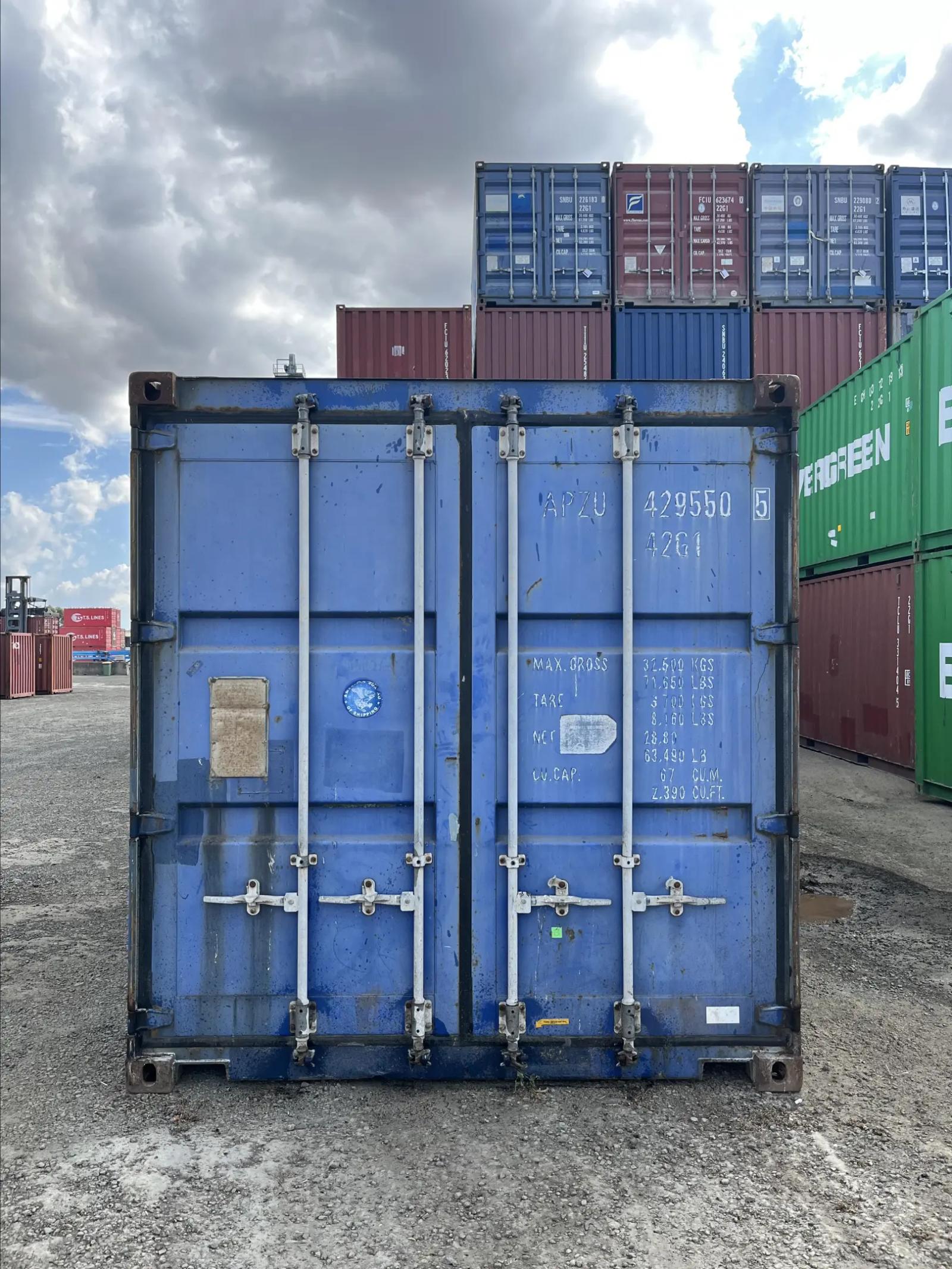Used 40ft Standard Height Shipping Container