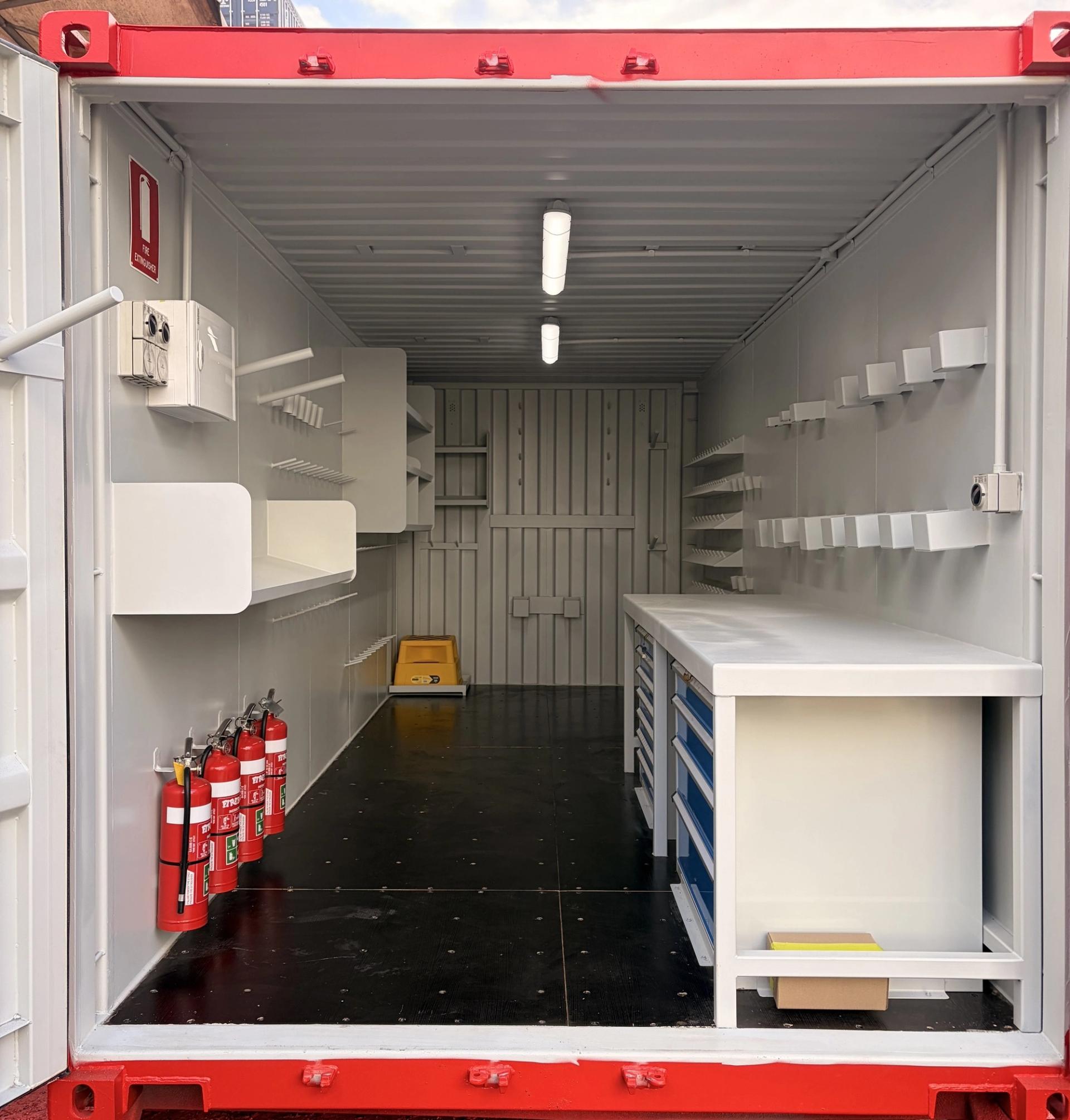 Mechanical tooling room — ABC Containers build