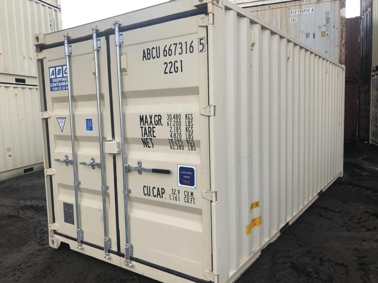 20ft Shipping Container w' Tri Door