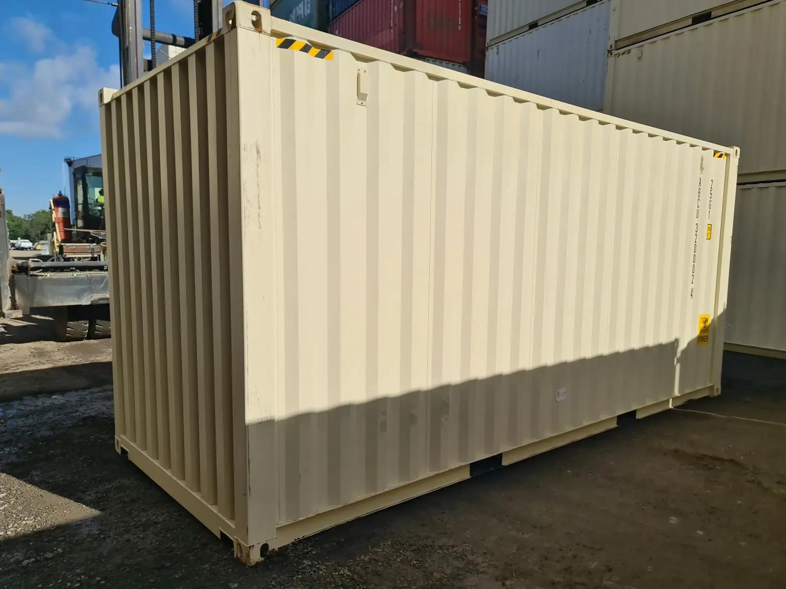 20ft High Cube Shipping Container w' Tie Rails