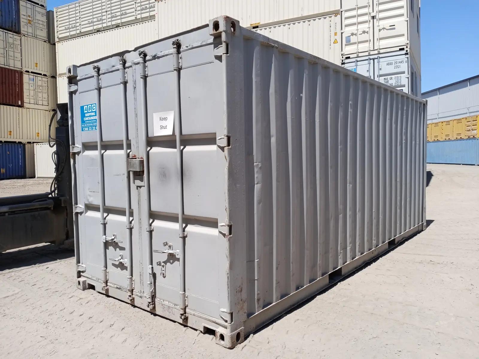 21ft Plumbers Box Shipping Container