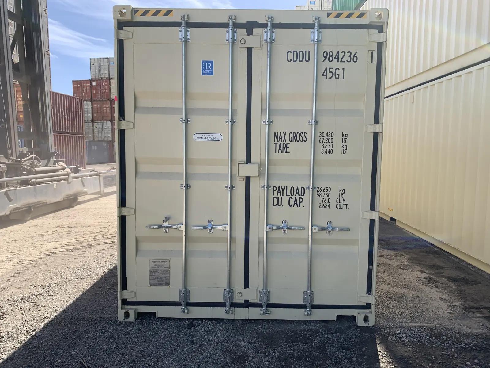 40ft High Cube Shipping Container w' Doors Both Ends