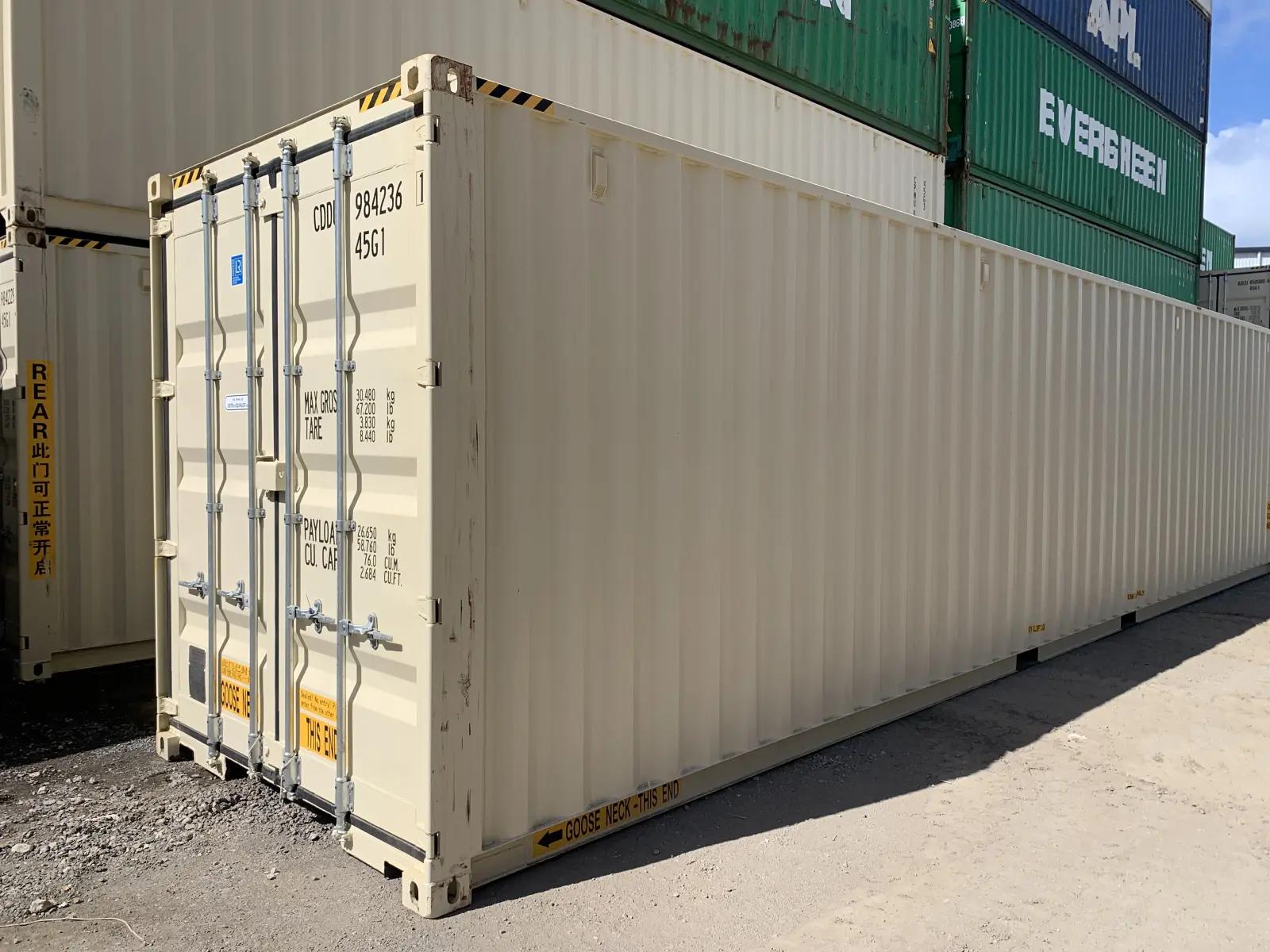 40ft High Cube Shipping Container w' Doors Both Ends