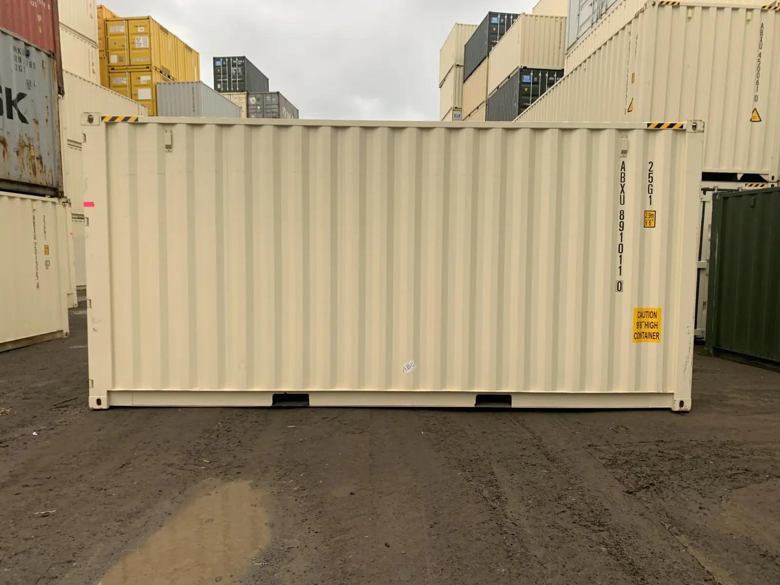 20ft High Cube Shipping Container w' Steel Floor