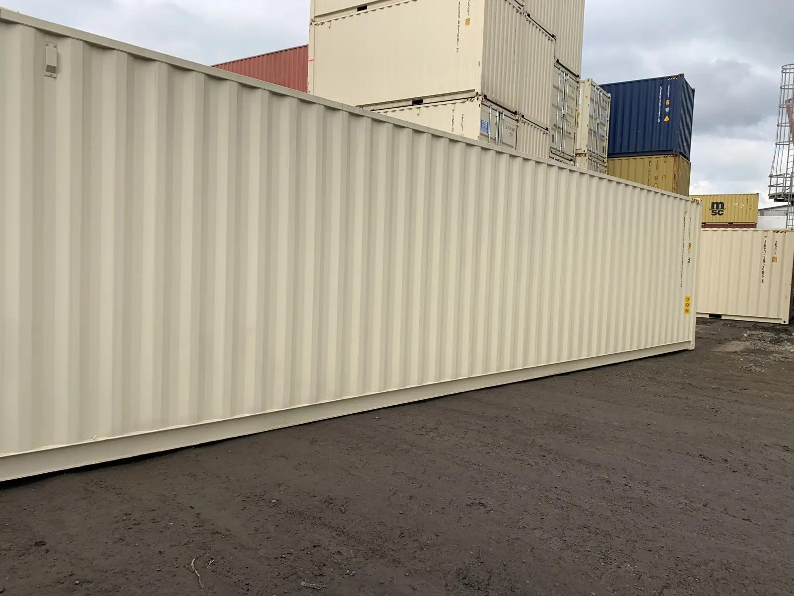 40ft High Cube Shipping Container w' Steel Floor