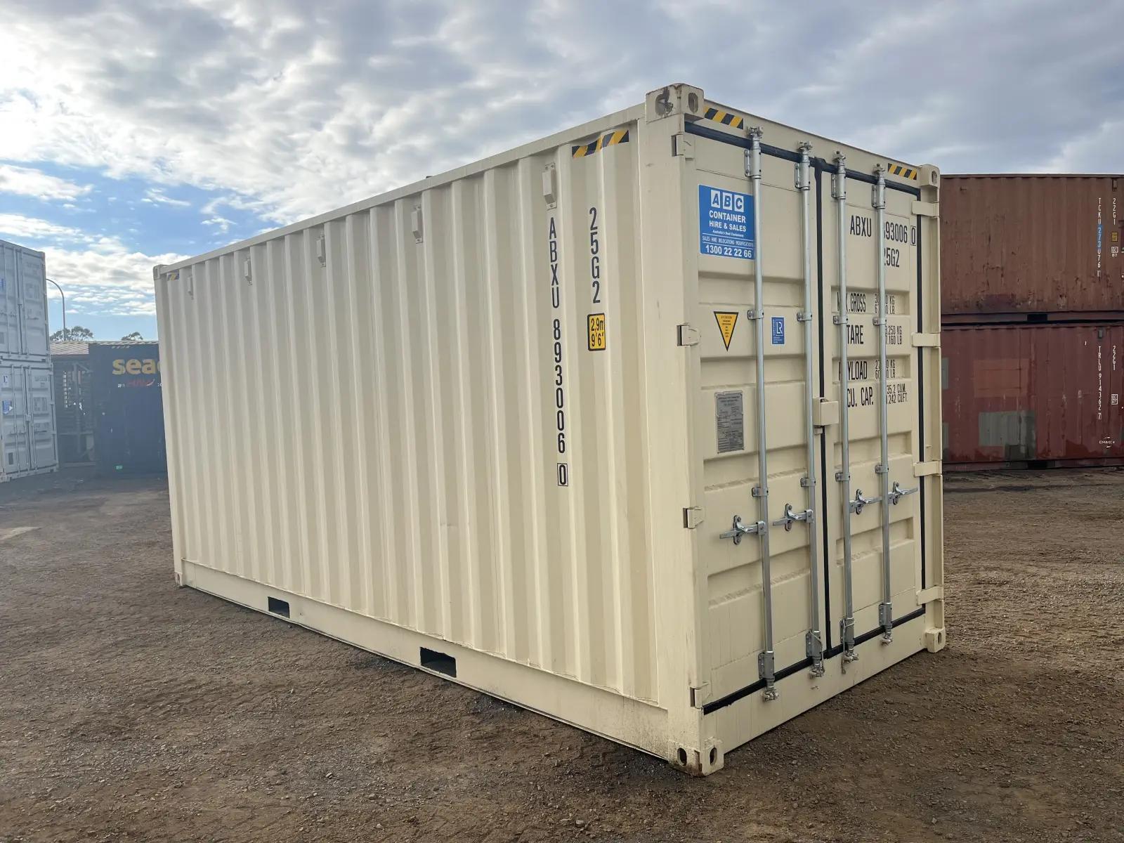 20ft High Cube Shipping Container w' Full Side Opening