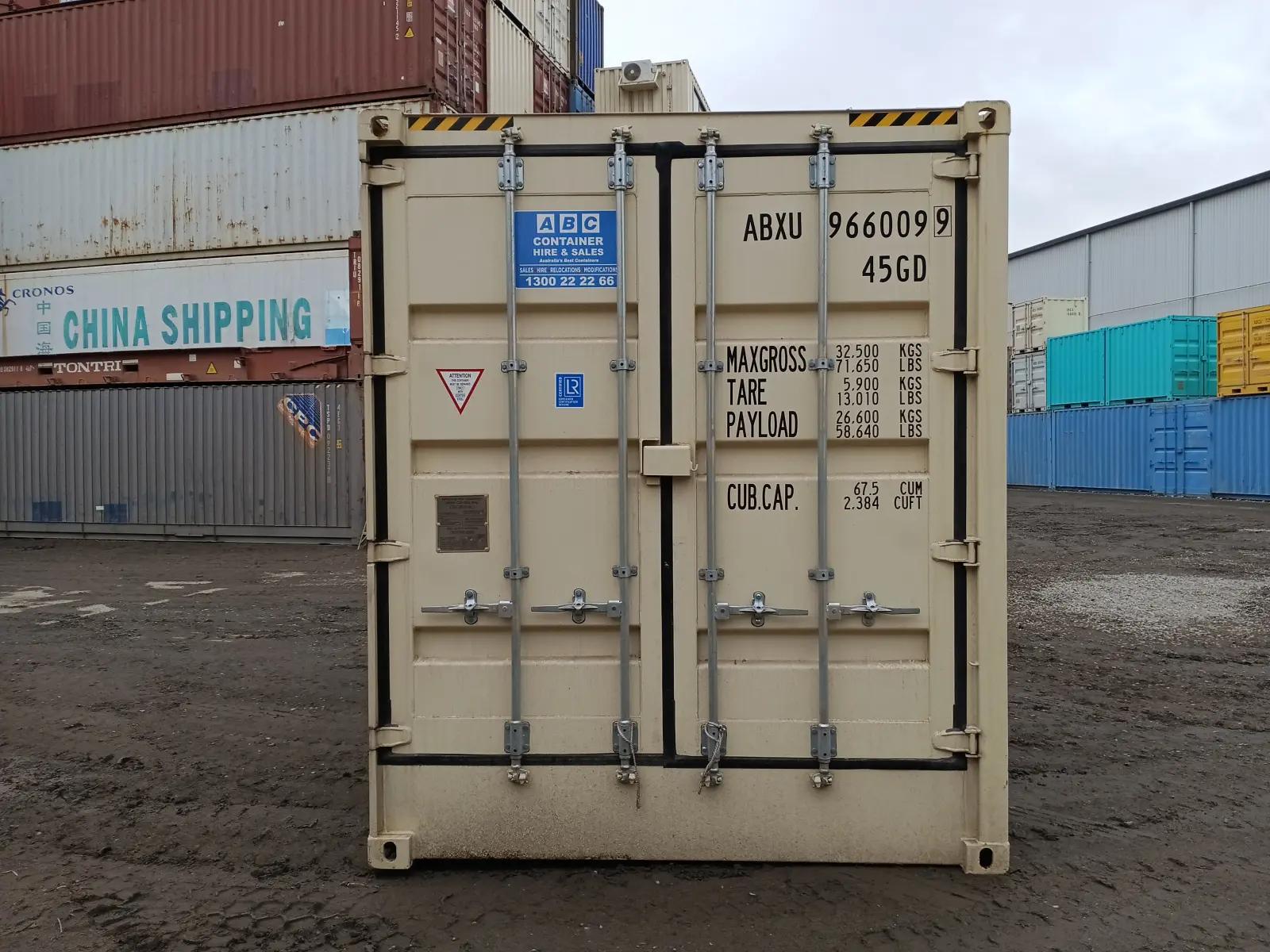 40ft High Cube Shipping Container w' Full Side Opening